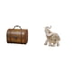 thumbnail image 1 of Estuche organizador de joyas,Organizador de joyas de madera para mujeres,hombres y niñas,Estatua de elefante,Estatua de elefante para decoración del hogar,artesanía y arte,Figura decorativa, 1 of 8