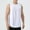 White, variant on Workout T Shirts for Men Sleeveless Mesh fabric Tank Tops Summer Crew Neck,Plain Muscle Casual Undershirts Mens Shirts Outdoor,XXL