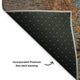 thumbnail image 5 of Addison Rugs Mayfield Premium Machine Washable Transitional Abstract Teal Rectangle Rug, 3' x 5', 5 of 7