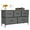 Grey, variant on CL.HPAHKL 8 Drawer Fabric Dresser, Chest of Drawers with Wood Top for Bedroom, Black
