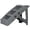 24" Gray, variant on SONGMY 61" Pet Dog Stairs with Grass Padded, Portable Car Ramp Climb Ladder for Home Use, Foldable Pet Steps for Large Dogs