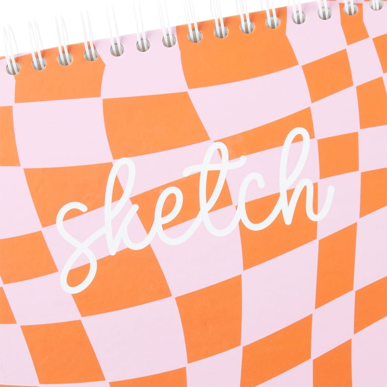 Fashion Checkered Sketchbook, 240 Pages, 9x12 Inches photo 3