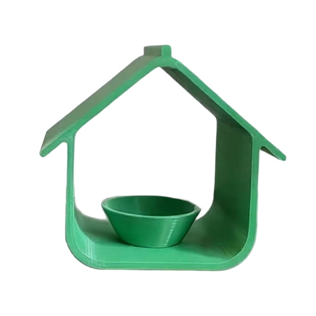 Comedero para pájaros colgante con forma de casa, resistente a la lluvia y a la intemperie, para exteriores, para patio, terraza, jardín y patio trasero.
