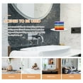 thumbnail image 4 of Estante de montaje en esquina, estante de esquina flotante para baño, estante de esquina flotante, estante montado en la pared (M), 4 of 6