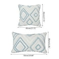 thumbnail image 3 of Necvior Woven Tufted Boho Throw Pillow Cover Geometric Pattern Cushion for Case Farmhouse Pillowcase for Couch Sofa Bedroom Car, 3 of 15