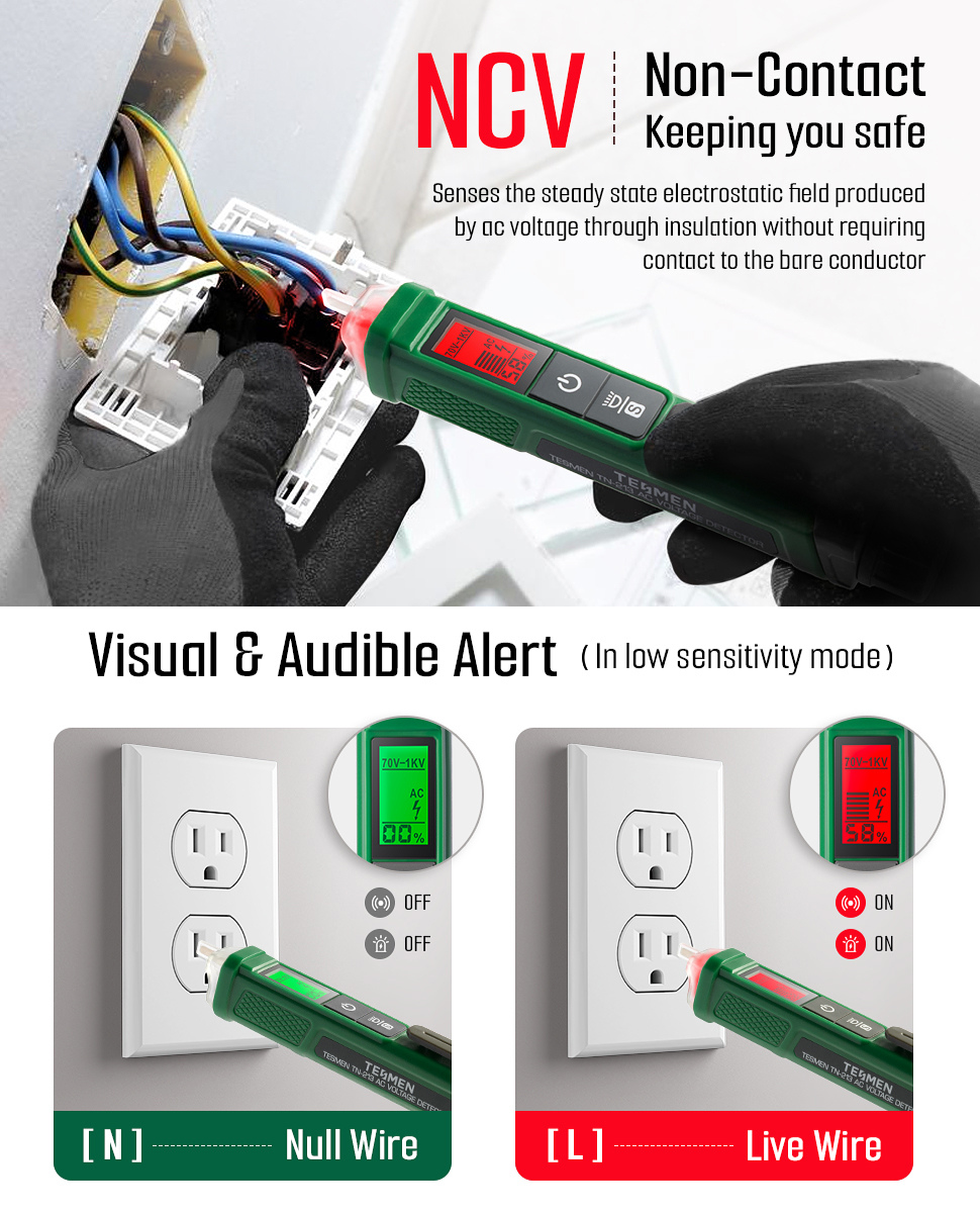 Tesmen TN-213 Non-Contact Voltage Tester Pen photo 4