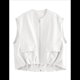 thumbnail image 2 of Chaleco Informal con Cremallera para Mujer, Estilo Cargo, Extragrande, con Dobladillo Fruncido, Sin Mangas, Chaquetas y Tops. XXL, 2 of 7
