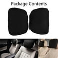 thumbnail image 5 of BUYISI 1Pair Car Headrest Maybach Design S Class 29*19cm Pillow For Mercedes For-Benz Car Headrest Car Pillow Neck Protection Black, 5 of 5