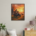 thumbnail image 4 of Paint By Numbers Kit for Adults Beginner - Vintage Car Sunset Crow Horse DIY Canvas Painting Kits for Adults, Frameless Paint By Number for Adults for Home Wall Decor 16x20 Inch, 4 of 7
