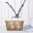 thumbnail image 1 of Mobutofu 1Pack Storage Box for Storing Tools Plastic Transparent Light Gray, 1 of 6