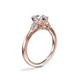 thumbnail image 3 of 0.70 Carat Brilliant Heart Cut Natural Diamond Three Stone Beautiful Ring for Engagement Solid 14K Rose Gold Size 9, 3 of 8