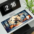 thumbnail image 3 of Happy Halloween Vampire German Shepherd BOO with Pumpkins Fun and Spooky Desk Mat Full Keyboard Mouse Pad Alsatian Dog Lover Gifts Large Mousepad - 00018, 3 of 5