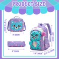 thumbnail image 2 of Mochila Meetbelify Kids para niñas con bolsa de almuerzo y estuche para lápices, 2 of 7