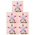 thumbnail image 2 of Naiovety 1pc de la parte del árbol de Navidad brillo estrellas colgar de Navidad decoración árbol Topper Navidad suministros de decoración Type5 NO5, 2 of 4