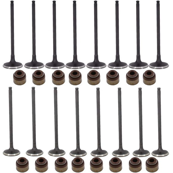 labwork-parts 8 Soupapes d'Admission et 8 Soupapes de Sortie d'Air de Remplacement pour Acura Honda 2.0L 2.3L 2.4L K20A3 K20Z3 K23A1 K24A