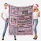 thumbnail image 4 of LHSHID Custom Blanket 13th Birthday Gifts for Her Sister Friend Best Birthday Blanket for 13th Year Old Daughter Granddaughter Happy 13th Birthday Gift Ideas Decorations 30"x40", 4 of 4