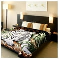 thumbnail image 2 of Faux Fur Throw Blanket Queen Size - White Tiger Blanket Faux Mink - Bed Blankets Queen Size, 2 of 10