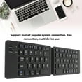 thumbnail image 4 of Foldable Wireless Keyboard, Slim Folding Keyboard Comfortable Typing Smooth Ergonomic Double Folding  for Notebook Black,Grey White, 4 of 7