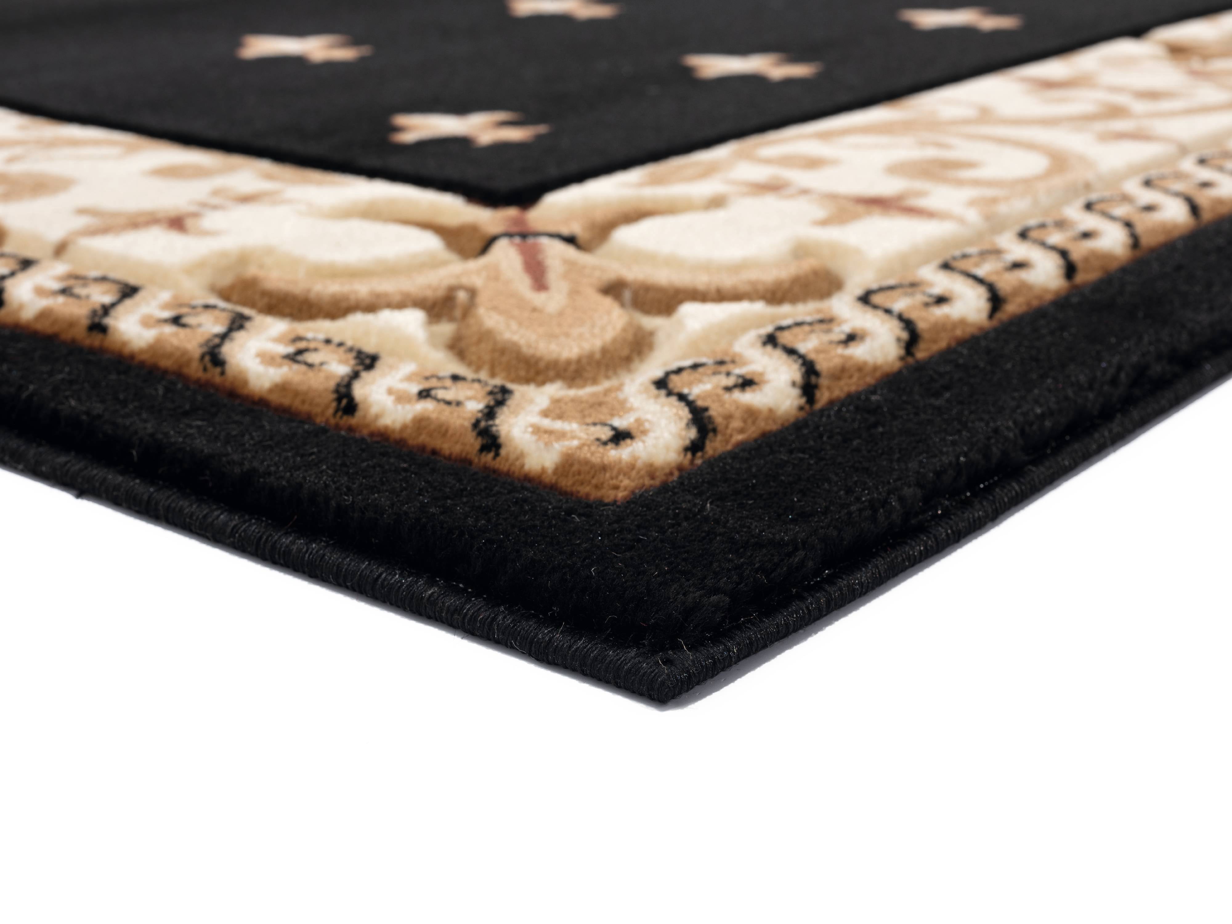 United Weavers Drachma Vesta Transitional Border Area Rug, Black, 7'10" x 10'6"