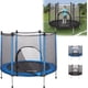 thumbnail image 2 of Trampolín para niños con Red De Seguridad Brincolín Infantil De 55 Pulgadas Brincolines De Niños para Fiestas Trampolin con Postes Acolchados para Interiores y Exteriores Azul, 2 of 4