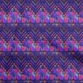 thumbnail image 1 of oneOone Cotton Cambric Royal Blue Fabric African Aztech Craft Projects Decor Fabric Printed By The Yard 56 Inch Wide, 1 of 4