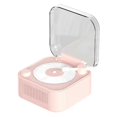 thumbnail image 1 of Vintage Turntable Wireless Bluetooth Speaker Long Battery Pink, 1 of 5