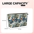 thumbnail image 4 of Picia Hawaiian Style Printed Leather Travel Toiletry Bag,Cosmetic Organizer, Makeup Travel Bag, Durable Travel Pouch, Compact Toiletry Bag, Travel Accessories, 4 of 6