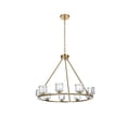 thumbnail image 3 of Elegant Lighting Cadence 32 Inch Chandelier In Satin Gold, 3 of 8
