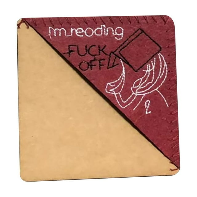 Hearth & Gear Handmade Embroidery Corner Bookmark Unique Triangle Page Marker For Book Lovers For Readers Stationery Pens Craft Organizers And Storage Cabinet Crafts for Kids Ages 4-8 Girls Easter