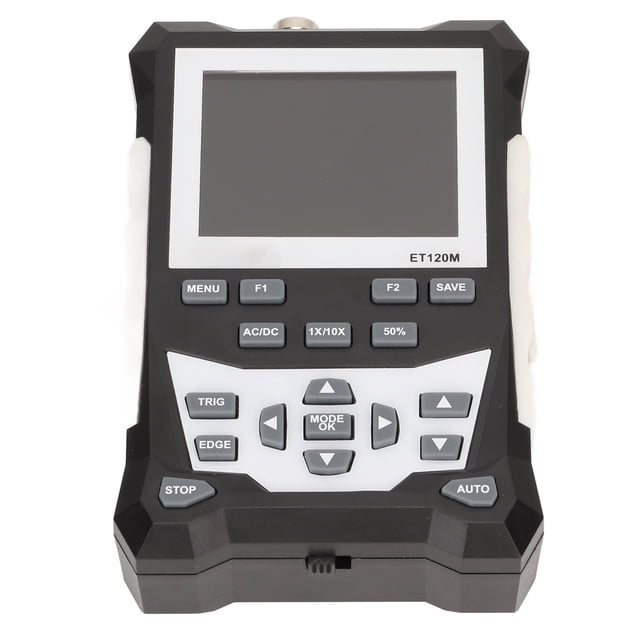 Digital Color Analog Oscilloscope, Handheld Oscilloscope 12 Measurement Functions 120MHz Waveform Bandwidth for Equipment Debugging