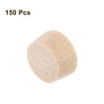thumbnail image 3 of 150Pcs Wood Button Plugs, 8mm/0.31" Flat Head Hardwood Screw Hole Plug Wooden Caps Buttons Wood Plug for Furniture Woodworking Craft Decor (9mm x 8mm), 3 of 6