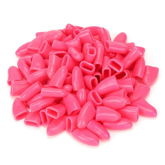 Herwey 100PCS Pet Dog Soft PVC Nail Cover Paw Claw Cap Wrap Grooming Accessory