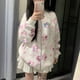thumbnail image 2 of Sudadera con capucha y cremallera con dibujos animados de Hello Kitty de Sanrioed, sudadera con capucha para niñas, chaqueta Lolita Kawaii, ropa de abrigo holgada estilo Harajuku, ropa para mujer, 2 of 5