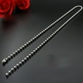 thumbnail image 2 of Stainless Steel Ball Chain Metal Long Bead Extension Connector Clasp Dog Tag Necklace, 2 of 5