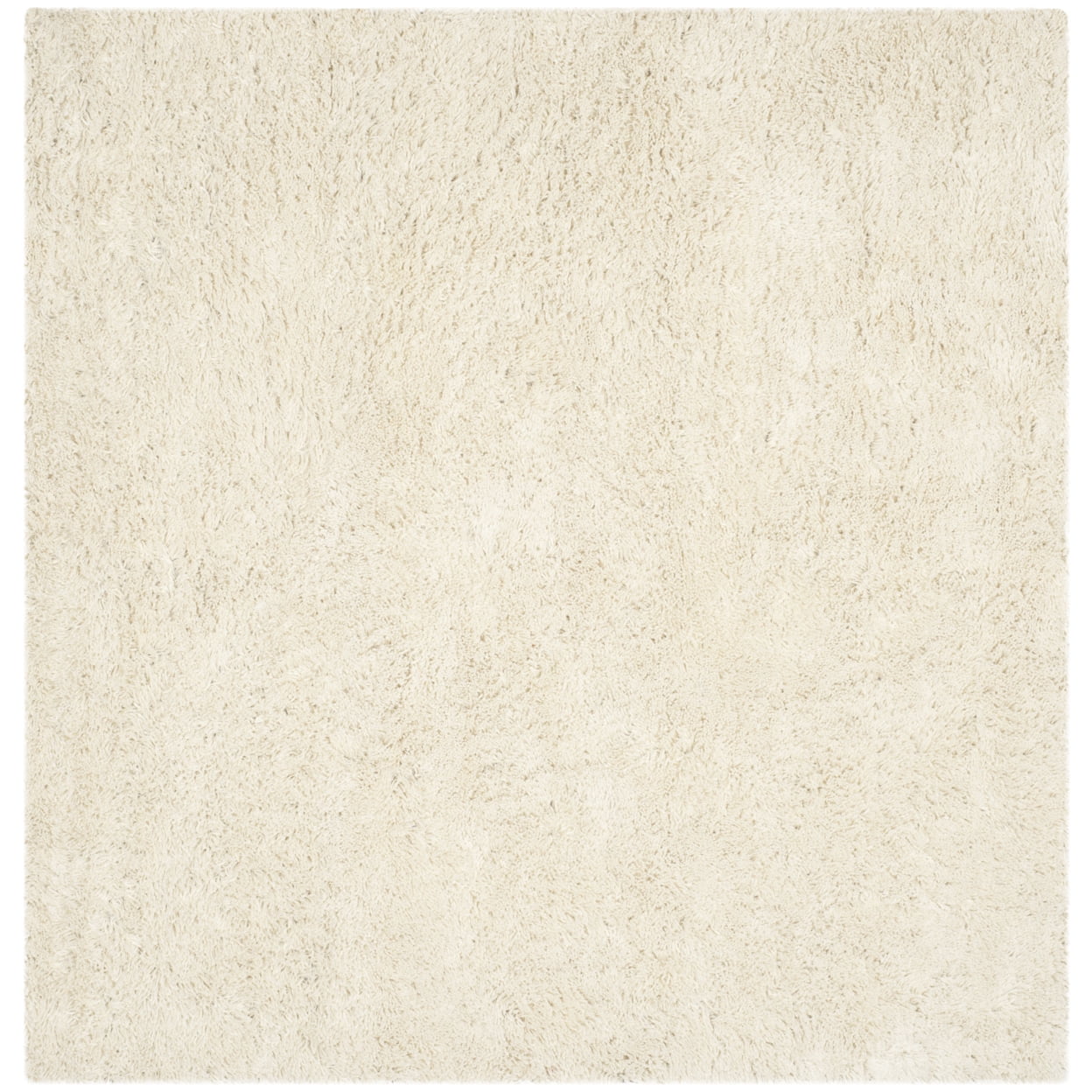 SAFAVIEH Glen Solid Plush Shag Area Rug, Ivory, 7'6" x 9'6"