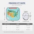 thumbnail image 3 of Vsdgher USA Tourist Map Print Car Windshield Sun Shade, Reflective Sunshade Window Sunshade Sun Visor Protector Fit for Cars,Trucks,SUVs-Large, 3 of 6