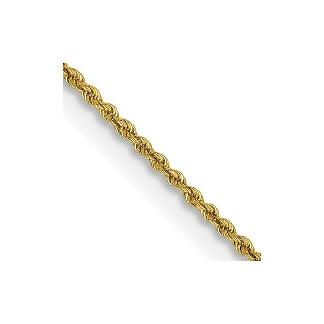 Quality Gold 012S-26 14K Yellow Gold 1.50 mm Regular 26 in. Rope Chain