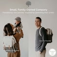 thumbnail image 7 of Parker Baby Co. Diaper Backpack with Changing Pad, Insulated Pockets & Stroller Straps, Cream, 7 of 7