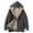 Dark Gray, variant on Women's Hooded Knit Coat with Tunic-Style Zip Front Layer for Everyday Comfort and Modern Red XL
