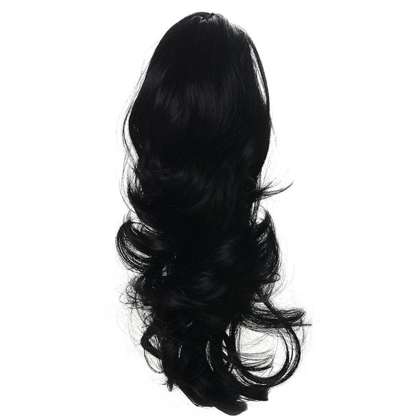 15" Synthetic Fiber Curly Ponytail Hair Extension hairpiece with Clip