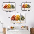thumbnail image 4 of Designart Large Tree Maple framed wall Art, Seasonal Tapestry Orange Yellow Maple Tree I , Tree maple framed wall art decor, Orange Traditional White Framed Wall Art, White Color Frame, 4 of 5