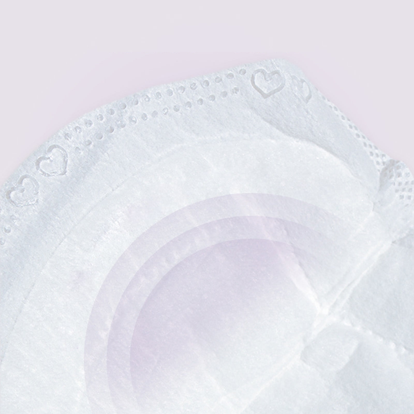 100pcs Soft & Breathable Nursing Breast Pad Single Time Use Leakproof Lactation Liners for Postpartum Mother