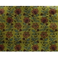 thumbnail image 4 of oneOone Tissu Viscose Georgette Feuilles & Floral Imprimé Bloc Tissu BTY 42 Pouces de Large, 4 of 4