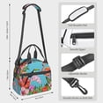 thumbnail image 2 of Naloa Tropical Jungle Flamingo Print Lunch Bag for Women & Men Insulated Lunch Box or Cooler Lunch Tote Bags for Work, Travel, Outdoor, 2 of 5