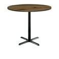 thumbnail image 2 of KFI Studios Urban Loft 3' Round Bistro Table, Natural, Black X Base, 2 of 4