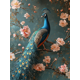 thumbnail image 1 of Qisvanset Framed Canvas Wall Art 12x16 Inch Vintage Peacock Floral Aesthetic Hangable Art, 1 of 5