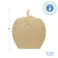 thumbnail image 2 of Wood Pumpkins to Paint, Fall Pumpkin Décor, Perfect for Thanksgiving and Halloween, Yard Decoration, 26 inch, 1 piece, by Woodpeckers, 2 of 6