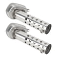 thumbnail image 5 of Silenciador deflector de tubo de escape para motocicleta, 2 uds., entrada de 22mm, salida de 25mm, silenciador de inserción Hexagonal de hierro galvanizado para Scooter ATV, 5 of 5