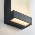 thumbnail image 4 of Artika Glacier Integrated LED Outdoor Wall Light Fixture Black, 4 of 7