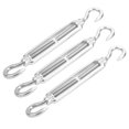 thumbnail image 3 of Rope Tensioner,10pcs 304 Strainer Stainless Hookand Hook Turnbuckle Rope Cable Tensioner Dependable Performance, 3 of 14